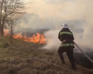 Внаслідок обстрілів Сумщини загорівся ліс, вогонь перекинувся на територію РФ