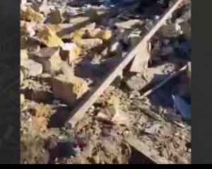 Эксклюзивные кадры: уничтоженный штаб оккупантов показали на видео