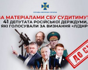 В Україні судитимуть десятки депутатів Держдуми РФ