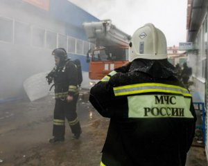 Под Москвой горит химический завод
