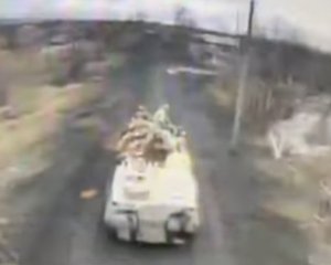 Російська піхота тікала на БТРі – її "наздогнав" дрон