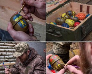 Воины ВСУ разрисовали &quot;взрывоопасные писанки&quot; для российских оккупантов