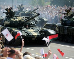 В Беларуси видели колонну российских окупантов
