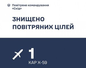 Над Україною збили ворожу ракету