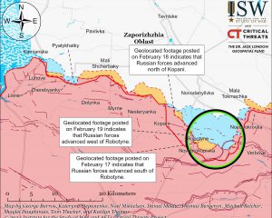 Загарбники посилюють наступ біля Роботиного - ISW