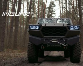 Украинская компания представила новую ББМ Inguar-3 класса MRAP: видео