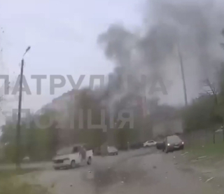 Поліція показала перші хвилини після ракетного обстрілу Чернігова: відео