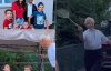 Жена Решетника показала, как ее 90-летний дедушка активно проводит время с правнуками