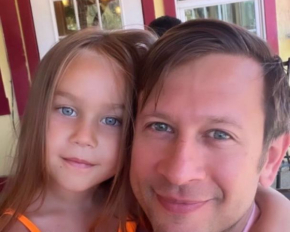 Дмитрий Ступка, который уехал в США, впервые за долгое время показал семилетнюю дочь