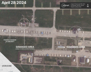 Наслідки удару по російському аеродрому &quot;Кущевская&quot; показали із супутника