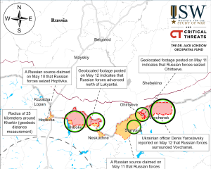 Российское наступление на Волчанск стало следствием политики Запада - ISW