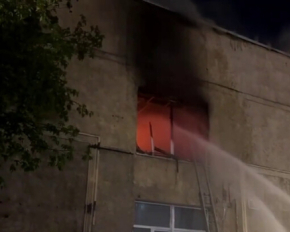 В Москве начался масштабный пожар