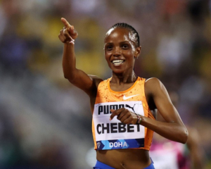 Кенийка установила новый мировой рекорд по бегу