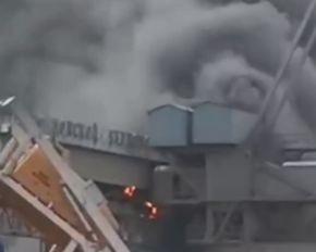 В России загорелся порт с похищенным украинским зерном - СМИ