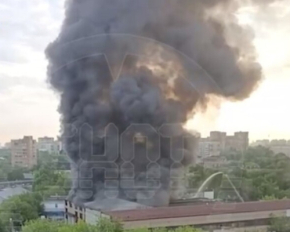 В Москве вспыхнул масштабный пожар