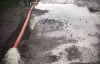 Мощный ливень превратил улицы Чернигова в реки - фото