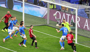 Самый быстрый гол: сборная Италии победила Албанию