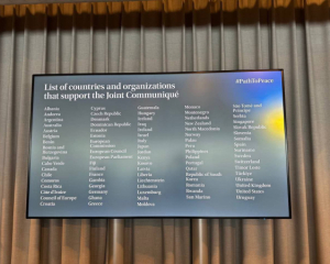 80 государств подписали коммюнике Саммита мира: кто отказался
