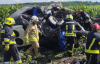 На Рівненщині 14 людей загинули внаслідок зіткнення автоцистерни з маршруткою
