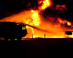 В России произошел мощный пожар на химическом заводе