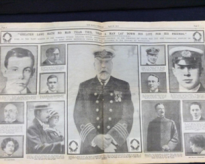 На аукціоні продали сторінку газети з новиною про "Титанік"