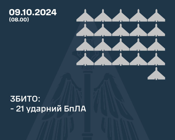 Повітряні сили розкрили подробиці нічної атаки росіян