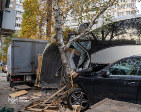 Показали фото смертельної ДТП у Києві