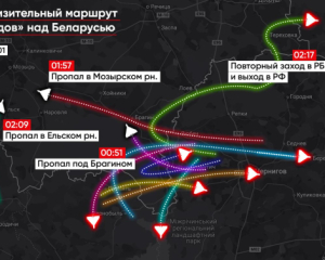 Ночью в воздушном пространстве Беларуси было зафиксировано 10 Shahed - Гаюн