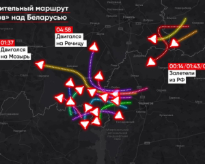 Російські дрони продовжують літати над Білоруссю