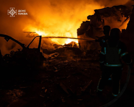 Росія вдарила по столиці бойовими дронами