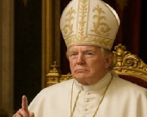 Трамп в ролі Папи: в Італії та Ватикані жарт не оцінили