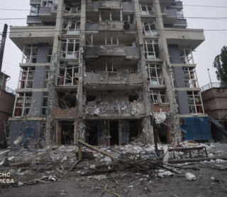 Показали наслідки ворожої атаки на Київ