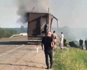 В России снова взрыв: в Амурской области взлетел в воздух грузовик с дронами