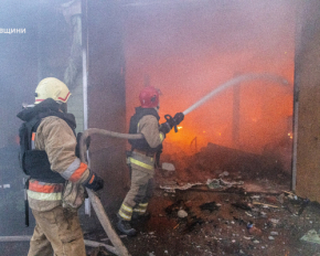 Показали наслідки нічної атаки РФ на Харків