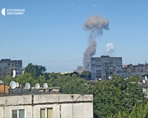 На АЗС под Житомиром произошел большой взрыв