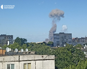 На АЗС под Житомиром произошел большой взрыв