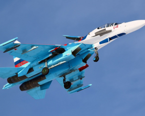 На российском аэродроме уничтожен истребитель Су-27УБ