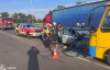 У Києві сталася ДТП за участі маршрутки