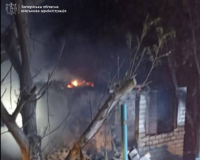 Показали наслідки нічної атаки РФ на Запоріжжя