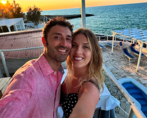 Ольга Харлан пояснила, чому не поспішає святкувати весілля з коханим-італійцем