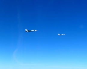 Угорські Gripen перехопили п&#039;ять російських літаків над Балтійським морем