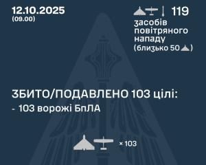 Украину атаковали 118 дронов Shahed: ПВО сбила более сотни