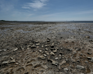 Окупанти обходять позицї ЗСУ по дну Каховського водосховища