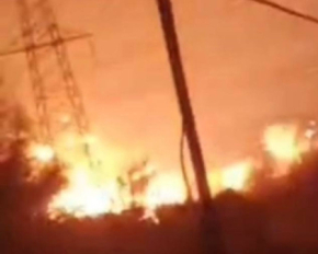 На окупованій частині Донеччини від атаки дронів загорілась Старобешівська ТЕС