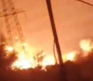 На окупованій частині Донеччини від атаки дронів загорілась Старобешівська ТЕС