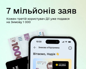 Треть пользователь &quot;Дії&quot; оформили заявку на зимнюю тысячу