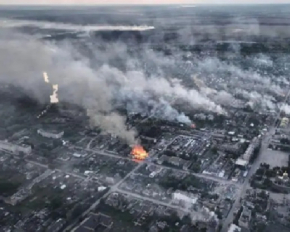 Росіяни "стирають" Вовчанськ з карти світу: відео