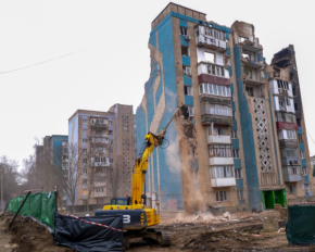 У Тернополі зносять дев&#039;ятиповерхівку, яку зруйнувала ракета ЗС РФ