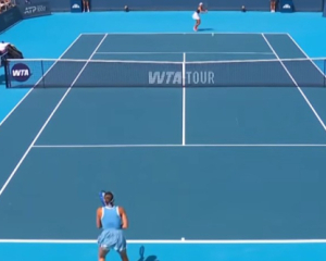 Марта Костюк обыграла американку Софию Кенин в матче турнира WTA 1000