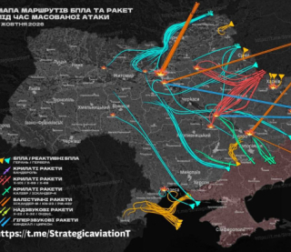 За ніч над Україною збили понад 40 ракет